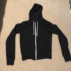 black hoodie